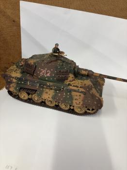 German King Tiger Tank #212(camo)----NO BOX--RETIRED--LAST ONE!! #52856