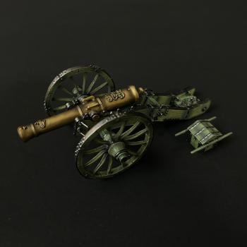 Image of French 12lb. Field Piece--single cannon and box #52860