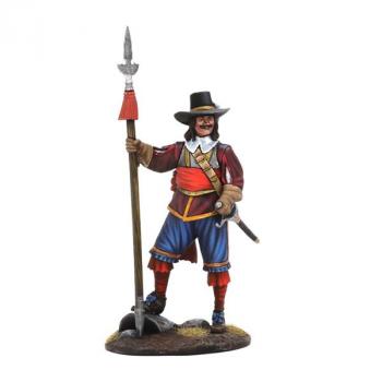 Spanish Tercio Officer, The Thirty Years War (1618-1648)--single figure leaning on spontoon #52883