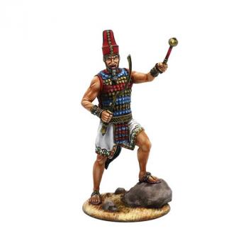 Image of Egyptian Senior Commander, Ancient Egyptians, Ancient Biblical Wars--single figure with khopesh and mace #52900