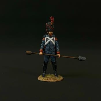 Old Guard Artillery Gunner with Rammer/Sponge, Napoleonic Wars--single figure #52915