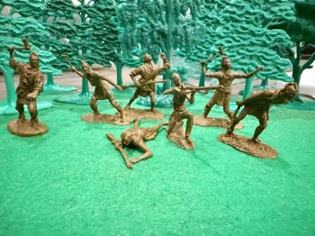 Wilderness Indians--seven resin figures in seven poses--FUTURE RELEASE. #52926