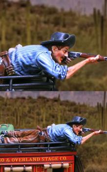 Wells Fargo Stagecoach Firing Prone #52943
