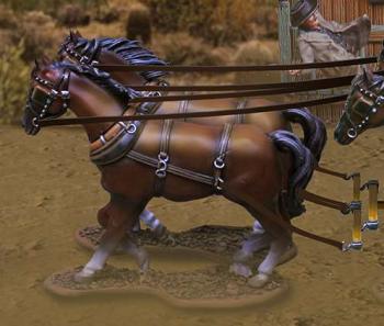 Wells Fargo Stagecoach Horse Set #52945