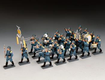 The Luftwaffe Musikkorps----twenty-two marching figures #52963