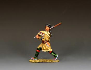 Fighting Backwoodsman, Remember the Alamo--single Tennessean figure swinging long gun #52967