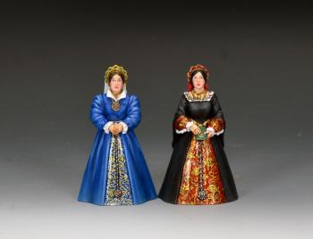 'A Tale of Two Catherines', Catherine Howard & Catherine Parr, The Royals--two standing figures #52969