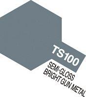 Ts-100 Brite Gun Metal Lacquer Spray--100ml Spray Can #53028