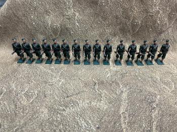 Old Britains British Ghurka infantry 15pcs  -- LAST ONE!! #53127
