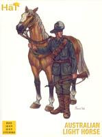 Image of WWI Australian Light Horse--30 figures in 8 and 21 horse figures in 3 horse poses #20300