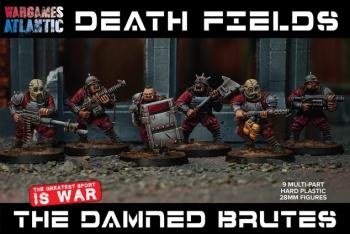 Image of 28mm The Damned Brutes, Death Fields--9 multi-part hard plastic figures #53201