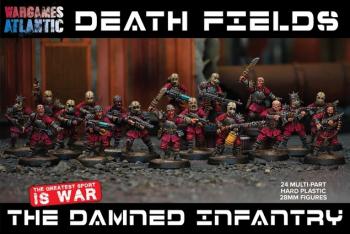 Image of 28mm The Damned Infantry (Male), Death Fields--24 multi-part hard plastic figures #53203