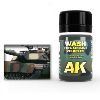 Wash for NATO Tanks--35ml bottle--enamel effects for scale models. #53265