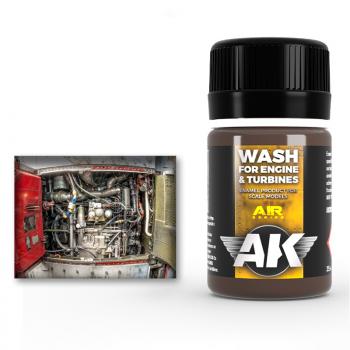 Wash for Engines and Turbines--35ml bottle--enamel effects for scale models. #53282