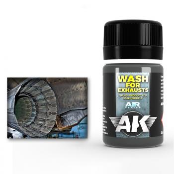 Wash for Exhausts--35ml bottle--enamel effects for scale models. #53283