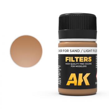Ocher for Sand/Light Filter for Wood--35ml bottle--enamel effects for scale models. #53285