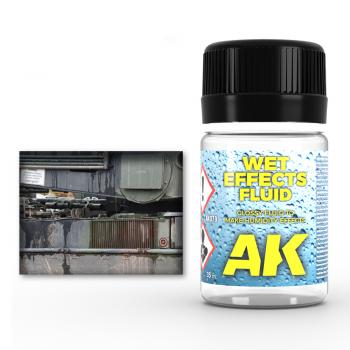 Wet Effects Fluid:  Glossy Fluid to Make Humidity Effects--35ml bottle--enamel effects for scale models. #53293