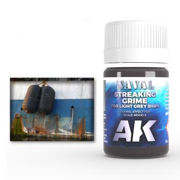 Naval Salt Streaks for Ships--35ml bottle--enamel effects for scale models. #53294