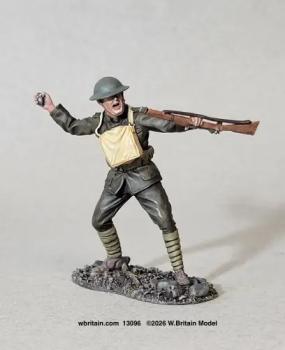 U.S. Marine Standing Throwing Grenade, Belleau Wood, 1918--single figure #53319