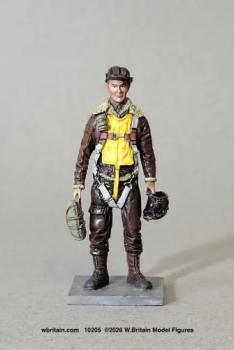 U.S.A.A.F. Heavy Bomber Crewman Wearing B-2 Flying Cap, 1943-45--single standing figure #53321
