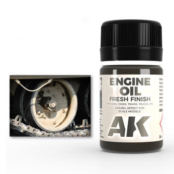 Engine Oil Fresh Finish--35ml bottle--enamel effects for scale models. #53323