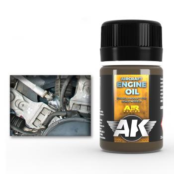 Aircraft Engine Oil--35ml bottle--enamel effects for scale models. #53325