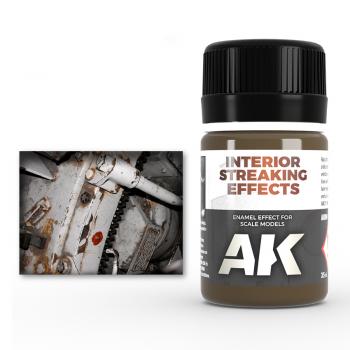 Interior Streaking Effects--35ml bottle--enamel effects for scale models. #53333
