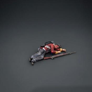 Dead Rifleman, Private, 28th (North Gloucestershire) Regiment of Foot, Napoleonic Wars--single figure #53381