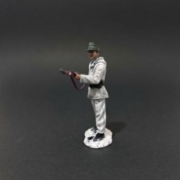 Rifleman #2 with White Trousers, "The Eagle Has Landed", The Fallschirmjaegers, WWII--single standing FJ figure with cigarette in mouth #53390