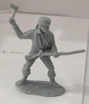 Image of Daniel Boone, from the Barzso Daniel Boone playset--single resin figure--TWELVE IN STOCK. #53395