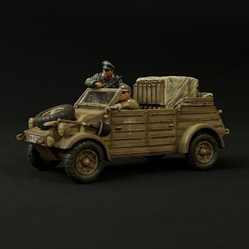 DAK Type 82 Kübelwagen with Fuel Box--vehicle with driver and rider #53397