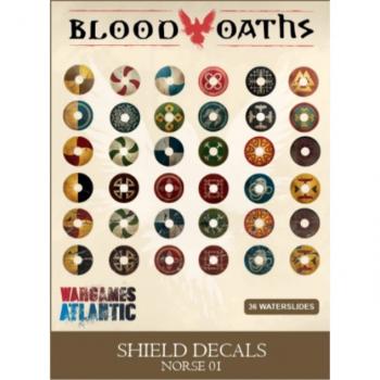 Shield Decals:  Norse 01--36 shield decals #53403