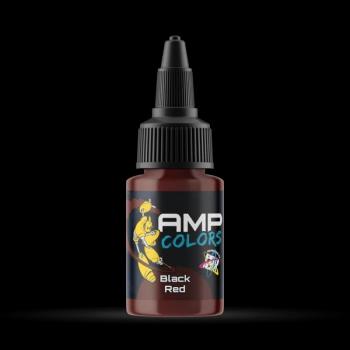 Pro Acryl AMP Black Red--22mL paint bottle #53457