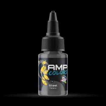 Pro Acryl AMP Steel--22mL paint bottle #53464