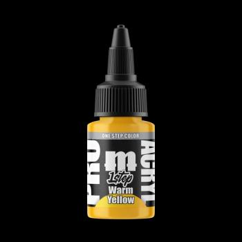 PRO Acryl 1-Step Warm Yellow--22mL paint bottle #53470