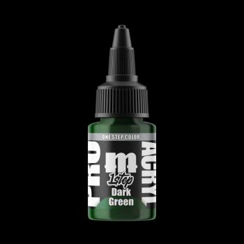 PRO Acryl 1-Step Dark Green--22mL paint bottle #53471