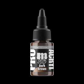 PRO Acryl 1-Step Dark Brown--22mL paint bottle #53482
