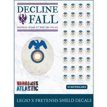 Shield Decals:  Legio X Fretensis--36 shield decals for the Late Roman army #53494