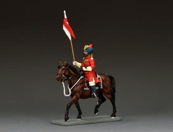 Image of Sam Browne's Cavalry Sowar with Lance--single mounted figure #53510