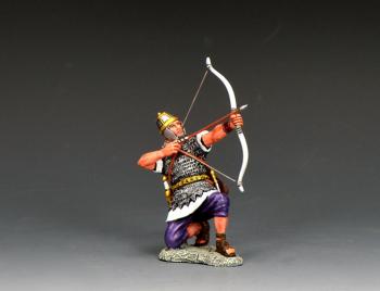 Image of Praetorian Archer Aiming High--single kneeling figure preparing to arch #53517