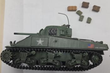 UNBOXED Forces of Valor M4 Sherman Tank--RETIRED--LAST ONE!! #53560