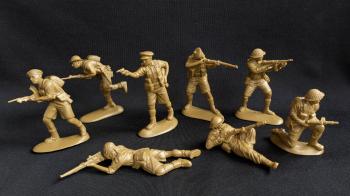 Image of British 8th Army--15 unpainted plastic figures in 8 poses--FUTURE RELEASE!! #53587