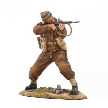 British Commando Firing Sten, Normandy, 1944--single figure #53596