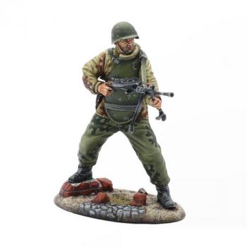 Image of Russian Assault Group with DG MG, Eastern Front, 1945--single figure #53601