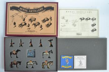 Royal Artillery Mountain Battery, Special Collectors Edition (GLOSS)--five figures, five pack horse figures, cannon--RETIRED--LAST ONE!! #53618