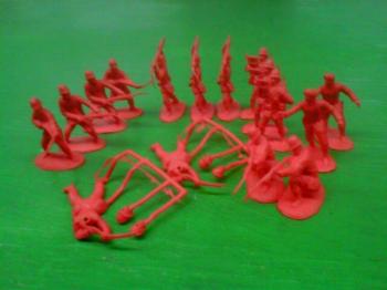 British 24th Foot Set #3 (RED) (Conte)--16 figures in 8 poses--SEVEN IN STOCK. British 24th Foot Set #3 (RED) (Conte)--16 figures in 8 poses--SEVEN IN STOCK. #11107