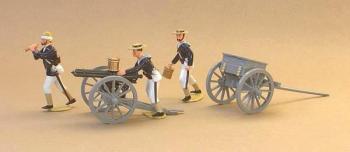 Image of Imperial Productions British Naval Gatling Gun & Crew--RETIRED--LAST ONE!!