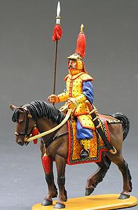 Image of Mounted Chinese Lancer--single mounted figure