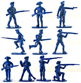 British Infantry - 20 in 10 Poses, Red British Infantry - 20 in 10 Poses, Red #11132