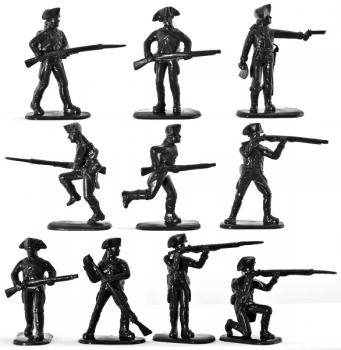 American Revolution Loyalists/Tories- 20 in 10 poses, Green American Revolution Loyalists/Tories- 20 in 10 poses, Green #11133